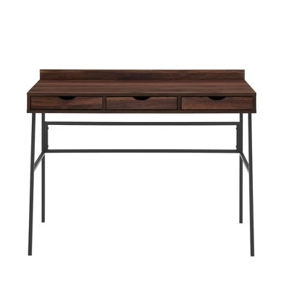 3 Drawer Angled Writing Desk with Cord Management Slots - Saracina Home 3 Drawer Angled Writing Desk With Cord Management Slots - Saracina Home -Saracina Home Shop GUEST ddbe1c37 8dfd 4d71 935c 6c9c23d1ed99