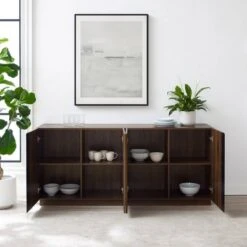 Contemporary Storage With 4 Doors Sideboard - Saracina Home -Saracina Home Shop GUEST dde73520 bee9 4841 b01e afd30233f4c4