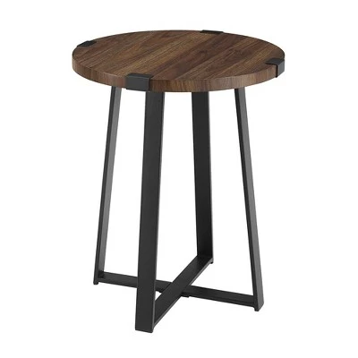 Wrightson Urban Industrial Faux Wrap Leg Round Side Table - Saracina Home Wrightson Urban Industrial Faux Wrap Leg Round Side Table - Saracina Home -Saracina Home Shop GUEST de11acff 57fb 43ae ba23 8b22beb8247c