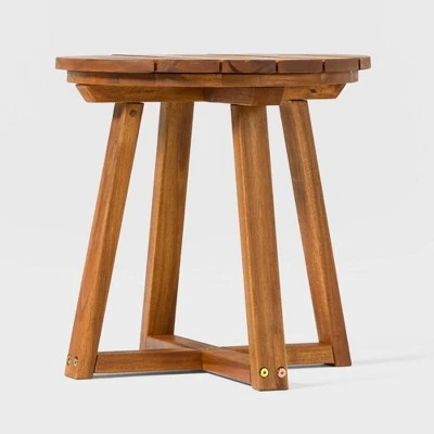 Saracina Home Modern Slatted Round Acacia Accent Table Saracina Home Modern Slatted Round Acacia Accent Table -Saracina Home Shop GUEST de3d732c 9089 4af5 ba4e 771d7a17a81e