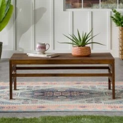 Outdoor Acacia Wood Slatted Coffee Table - Saracina Home -Saracina Home Shop GUEST debde3dc c192 4cba 810b c66f2eb01197