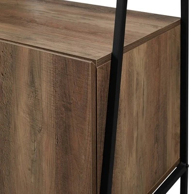 72" Open Shelf and Closed Storage Cabinet Ladder Bookcase - Saracina Home 72" Open Shelf And Closed Storage Cabinet Ladder Bookcase - Saracina Home -Saracina Home Shop GUEST ded49d99 27c1 4ea8 a1ba cd985adc4624