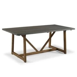72" Solid Wood Trestle Dining Table - Saracina Home 6 72" Solid Wood Trestle Dining Table - Saracina Home -Saracina Home Shop GUEST e009fb80 74dc 4989 8541 d1747c2fd4f2