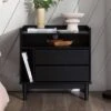 Mid-Century Modern Solid Wood 2 Drawer Nightstand - Saracina Home -Saracina Home Shop GUEST e0385e94 91e0 4b8a 846b 5701ce58fb85
