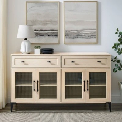 4 Door Reeded Glass Storage Sideboard - Saracina Home 4 Door Reeded Glass Storage Sideboard - Saracina Home -Saracina Home Shop GUEST e047ad74 6034 49fe b7a4 7b53e219da87