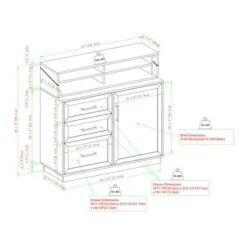 Modern Transitional Flip Down Secretary Desk - Saracina Home -Saracina Home Shop GUEST e0493730 5766 4191 ae33 5cde9bfcc812