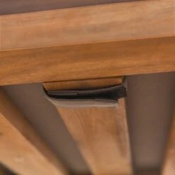 Galia 2pc Square Leg Acacia Wood Chair And Ottoman With Cushions - Brown - Saracina Home 10 Galia 2pc Square Leg Acacia Wood Chair And Ottoman With Cushions - Brown - Saracina Home -Saracina Home Shop GUEST e0498508 3588 42e3 a60d dcaac42702f2