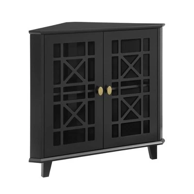 2 Door Corner Accent Cabinet with Fretwork Doors - Saracina Home 2 Door Corner Accent Cabinet With Fretwork Doors - Saracina Home -Saracina Home Shop GUEST e0745892 5a25 4caa a329 90505b2d9e86
