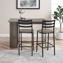 3pc Counter Height Drop Leaf Dining Set Gray Wash - Saracina Home 4 3pc Counter Height Drop Leaf Dining Set Gray Wash - Saracina Home -Saracina Home Shop GUEST e22cbfa9 8d5c 4f5b 8e8e 693bbfc7e5ae