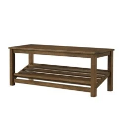 Modern Farmhouse Solid Wood Shoe Storage Entry Bench Rustic Oak - Saracina Home -Saracina Home Shop GUEST e4bec1b0 3914 41be b49b 83f9d48c1416