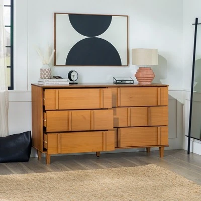 Modern Vertical Accent Solid Wood 6 Drawer Double Dresser - Saracina Home Modern Vertical Accent Solid Wood 6 Drawer Double Dresser - Saracina Home -Saracina Home Shop GUEST e753dc22 de34 49bc ae94 f6904a57d6b7