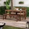 Ravenscroft 4pc Acacia Wood Patio Dining Set - Saracina Home 1 Ravenscroft 4pc Acacia Wood Patio Dining Set - Saracina Home -Saracina Home Shop GUEST e97bd30e b9bd 4f9f 8d13 f2ac7c21ce13