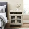 Fluted Glass Double Door Nightstand With USB Port - Saracina Home 1 Fluted Glass Double Door Nightstand With USB Port - Saracina Home -Saracina Home Shop GUEST eb508db9 60c4 4ddb 88f2 2f8a2a2d05fc