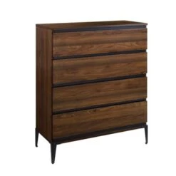 Theo Urban Modern Plank 4 Drawer Dresser - Saracina Home -Saracina Home Shop GUEST ec529737 41e6 4608 afbb 64512ec84dae