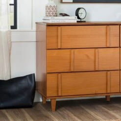 Modern Vertical Accent Solid Wood 6 Drawer Double Dresser - Saracina Home 13 Modern Vertical Accent Solid Wood 6 Drawer Double Dresser - Saracina Home -Saracina Home Shop GUEST ecd1a6a7 d1a6 47ae 824e b8cf9035d902