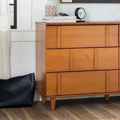 Modern Vertical Accent Solid Wood 6 Drawer Double Dresser - Saracina Home Modern Vertical Accent Solid Wood 6 Drawer Double Dresser - Saracina Home -Saracina Home Shop GUEST ecd1a6a7 d1a6 47ae 824e b8cf9035d902
