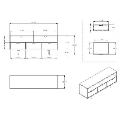 Cara Mid-Century Modern 3 Drawer TV Stand for TVs up to 65" - Saracina Home Cara Mid-Century Modern 3 Drawer TV Stand For TVs Up To 65" - Saracina Home -Saracina Home Shop GUEST eddff1d9 3448 4181 a60a 1b127bbf16df