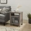 Transitional Classic Windowpane Storage Side Table - Saracina Home 1 Transitional Classic Windowpane Storage Side Table - Saracina Home -Saracina Home Shop GUEST ef774e00 e489 4147 9be8 094265a20edd