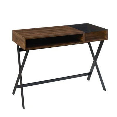Modern Mixed Material Open Storage Computer Desk - Saracina Home Modern Mixed Material Open Storage Computer Desk - Saracina Home -Saracina Home Shop GUEST f0feb8f6 a1b0 410c 9392 29f7798db36f