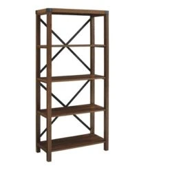 64" Sophie Industrial X Frame Bookshelf - Saracina Home -Saracina Home Shop GUEST f1ba2535 9513 4eec a003 6eb7a4bfa83c