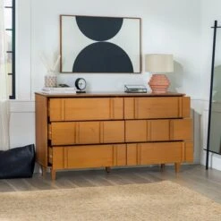 Modern Vertical Accent Solid Wood 6 Drawer Double Dresser - Saracina Home 7 Modern Vertical Accent Solid Wood 6 Drawer Double Dresser - Saracina Home -Saracina Home Shop GUEST f2c95f91 e85a 4ac9 92cd 0ee2b9aa1e6e