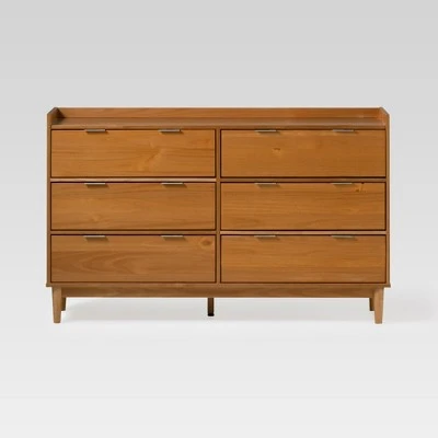 Mid-Century Modern Solid Wood 6 Drawer Double Dresser - Saracina Home Mid-Century Modern Solid Wood 6 Drawer Double Dresser - Saracina Home -Saracina Home Shop GUEST f40a606f 0c8e 43a8 b20e 6173eadd8c07