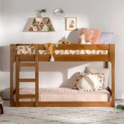 Twin Over Twin Indy Contemporary Solid Wood Bunk Bed - Saracina Home 16 Twin Over Twin Indy Contemporary Solid Wood Bunk Bed - Saracina Home -Saracina Home Shop GUEST f46b06df 56c4 45c1 86f1 0d8dc311751e