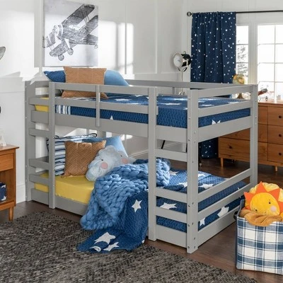 Twin Over Twin Indy Solid Wood Low Bunk Bed - Saracina Home Twin Over Twin Indy Solid Wood Low Bunk Bed - Saracina Home -Saracina Home Shop GUEST f4a7cd82 6f05 4d13 9375 1d95fbdd13ee