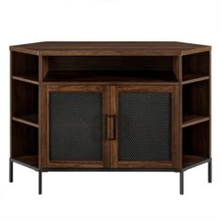 Corner TV Stand For TVs Up To 55" With Metal Mesh Doors - Saracina Home 14 Corner TV Stand For TVs Up To 55" With Metal Mesh Doors - Saracina Home -Saracina Home Shop GUEST f4faf399 0f05 45de 8efd d07e325dc3b8