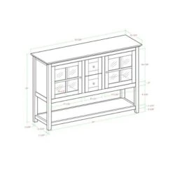 Tasi Transitional Buffet With Lower Shelf TV Stand For TVs Up To 58" - Saracina Home 5 Tasi Transitional Buffet With Lower Shelf TV Stand For TVs Up To 58" - Saracina Home -Saracina Home Shop GUEST f5204cb0 d6b1 4f04 8bff d0f10edf174e