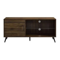 Single Door Mid-Century Modern TV Stand For TVs Up To 58" Dark Walnut - Saracina Home 4 Single Door Mid-Century Modern TV Stand For TVs Up To 58" Dark Walnut - Saracina Home -Saracina Home Shop GUEST f7633595 8d40 4fdc ab20 d58671c2ed16