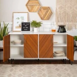 Angelo Modern Bookmatch 4 Door Sideboard - Saracina Home -Saracina Home Shop GUEST f866495b ebe6 472c a049 29cc410b54a8