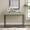 Faux Shagreen Modern 2 Drawer Entry Table - Saracina Home 2 Faux Shagreen Modern 2 Drawer Entry Table - Saracina Home -Saracina Home Shop GUEST f8aed9e4 89c4 436d a770 07fedf5f4955