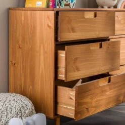 Mid-Century Modern Groove Wood 6 Drawer Dresser - Saracina Home -Saracina Home Shop GUEST f9bd8993 f93b 434b 8867 ea1b26a2b9dc