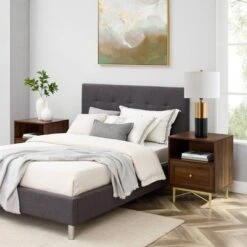 Jones Modern 1 Drawer Nightstand With Cubby - Saracina Home -Saracina Home Shop GUEST f9fb7a4d ceab 48b0 9c23 24cd6ca3ad61