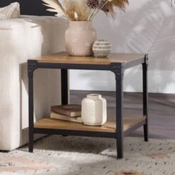 Set Of 2 Benny Urban Industrial Angle Iron Side Tables - Saracina Home -Saracina Home Shop GUEST fb2a554d 6054 4753 b5b4 44f760fd07d6