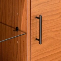 2 Door Mid-Century Modern Wood Storage TV Stand For TVs Up To 65" - Saracina Home -Saracina Home Shop GUEST fb9300a3 69ab 4687 bd25 195d9ac2ea00