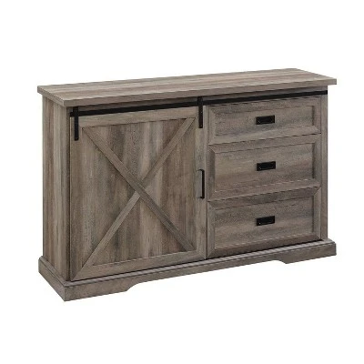 Orson Transitional Sliding X Barn Door Sideboard with 3 Drawers - Saracina Home Orson Transitional Sliding X Barn Door Sideboard With 3 Drawers - Saracina Home -Saracina Home Shop GUEST fbff58a4 1ce2 4b2c a983 581892779b52