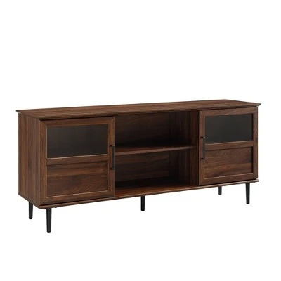 Modern Wood and Glass Door Console TV Stand for TVs up to 65" - Saracina Home Modern Wood And Glass Door Console TV Stand For TVs Up To 65" - Saracina Home -Saracina Home Shop GUEST fc8652e4 98ea 4ef7 b0d9 8ca61c7825f0