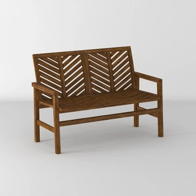 Slatted Chevron Acacia Wood Patio Loveseat – Saracina Home Slatted Chevron Acacia Wood Patio Loveseat – Saracina Home -Saracina Home Shop GUEST fd45a857 958f 4159 adac aad875aded8e