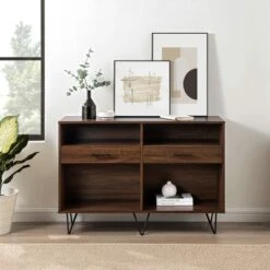 Modern Hairpin Leg Storage Console Table - Saracina Home 4 Modern Hairpin Leg Storage Console Table - Saracina Home -Saracina Home Shop GUEST fd6055e8 2e6e 408d 87b1 7b8d4ba3a9e0