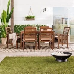 Ravenscroft 7pc Acacia Wood Patio Dining Set - Saracina Home -Saracina Home Shop GUEST fe41d3cd 4f2d 4667 8ac9 07639b643f85