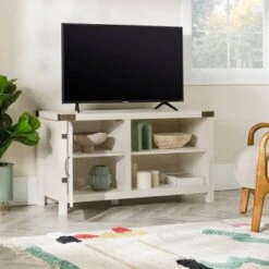 Clarabelle Rustic Industrial Barn Door TV Stand For TVs Up To 50" - Saracina Home 13 Clarabelle Rustic Industrial Barn Door TV Stand For TVs Up To 50" - Saracina Home -Saracina Home Shop GUEST fefe7c85 4072 43ed 8c91 9087761446d9