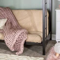 Twin Over Futon Analise Metal Bunk Bed Black - Saracina Home -Saracina Home Shop GUEST ffe84cd1 2ca5 49b4 b5d9 a86751b3e5fc